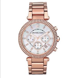 Authentic Michael Kors rose gold watch